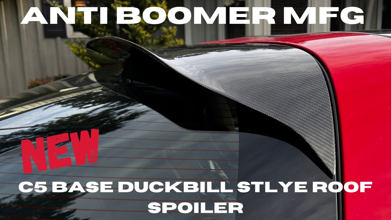 Add some JDM flare with the NEW C5 base Duckbill roof spoiler