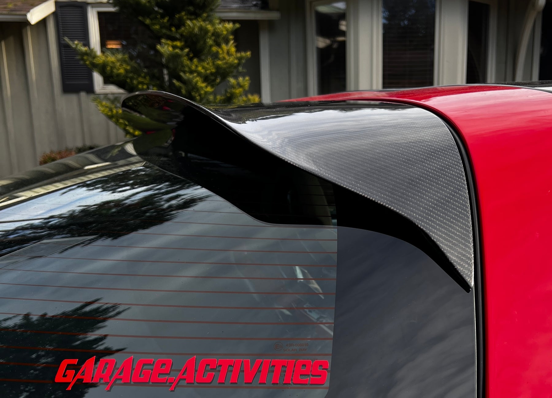 Add some JDM flare with the NEW C5 base Duckbill roof spoiler